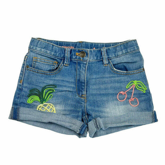 [10y] Crewcuts Tropical Denim Shorts